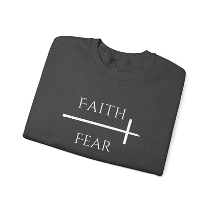 Faith over Fear Crew Neck Sweatshirt