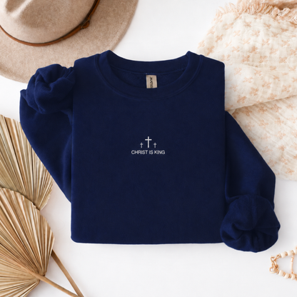 Christ is King | Embroidered Crewneck