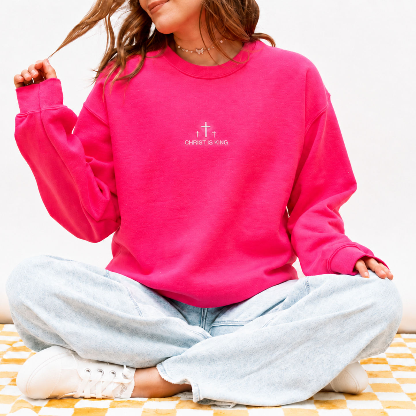 Christ is King | Embroidered Crewneck
