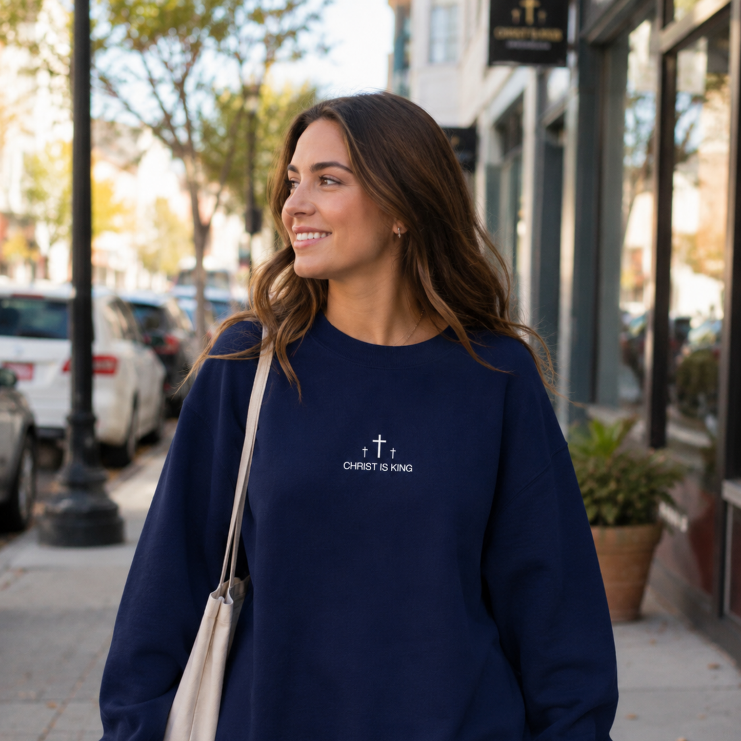 Christ is King | Embroidered Crewneck