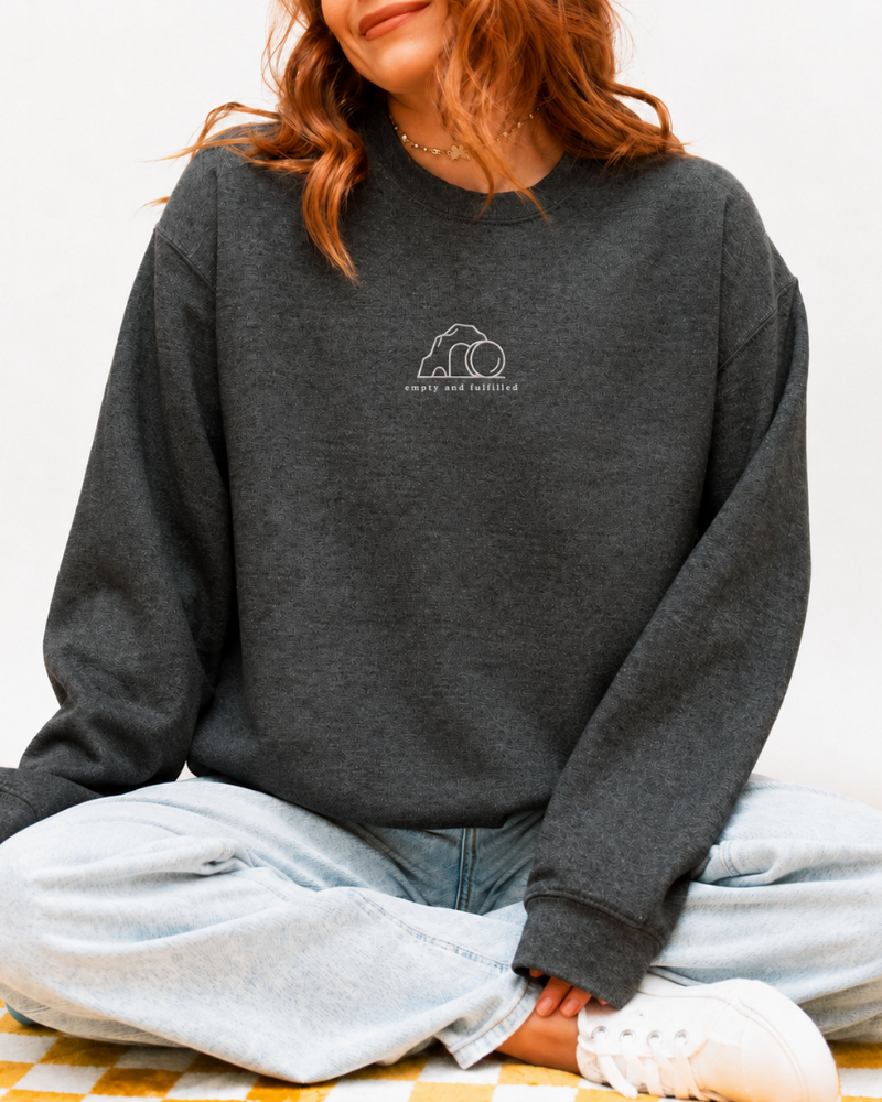 Empty & Fulfilled Embroidered Sweatshirt