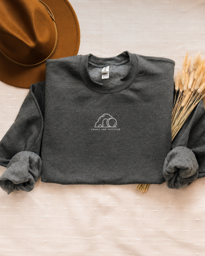 Empty & Fulfilled Embroidered Sweatshirt