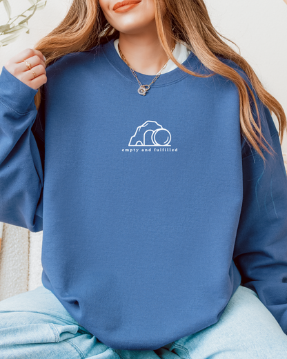 Empty & Fulfilled Embroidered Sweatshirt