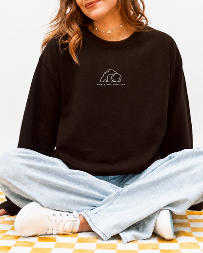 Empty & Fulfilled Embroidered Sweatshirt