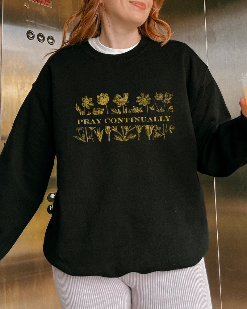 Pray Continually Crewneck