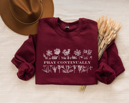 Pray Continually Crewneck