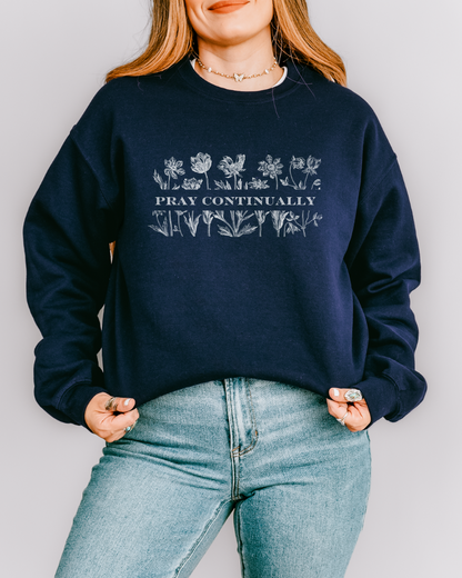 Pray Continually Crewneck
