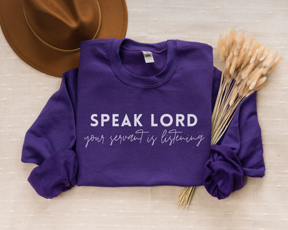 Speak Lord Crewneck