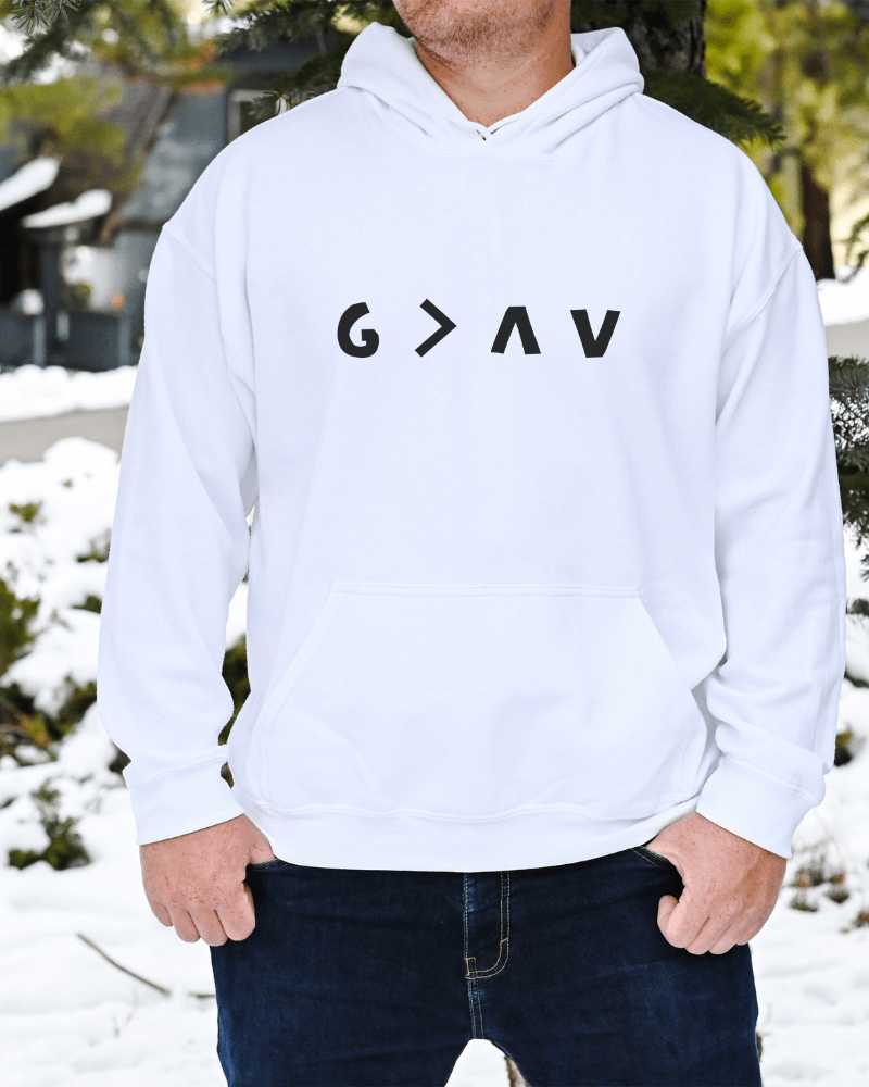 God is Greater Than the Ups and Downs Hoodie