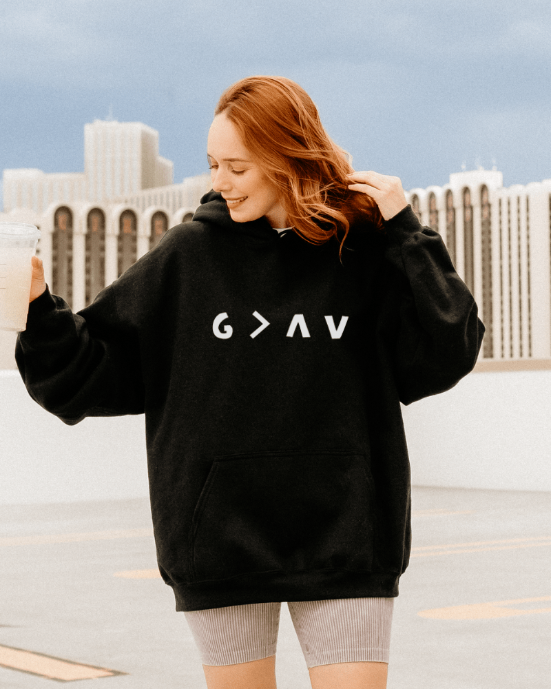 God is Greater Than the Ups and Downs Hoodie