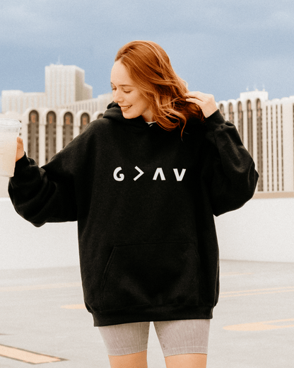 God is Greater Than the Ups and Downs Hoodie