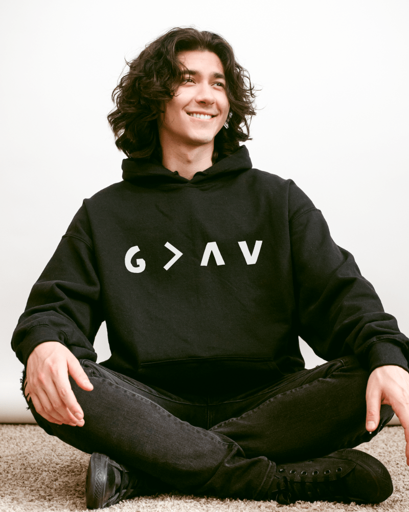 God is Greater Than the Ups and Downs Hoodie