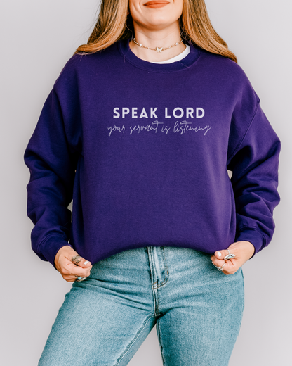 Speak Lord Crewneck