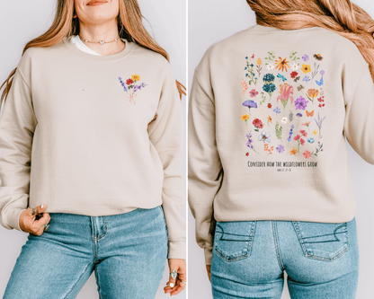 Consider How to Wildflowers Grow Crewneck
