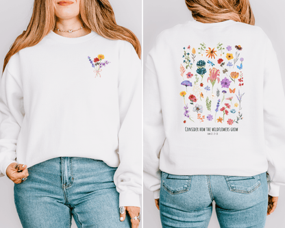 Consider How to Wildflowers Grow Crewneck