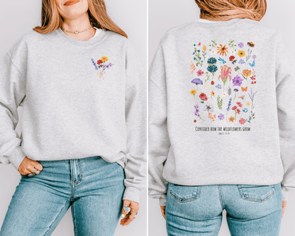 Consider How to Wildflowers Grow Crewneck